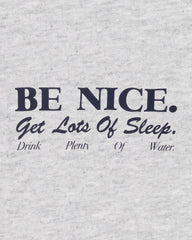 Be Nice Kids Ringer Tee - Heather Gray/Dark Navy Sporty & Rich Discount