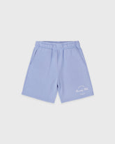 Beverly Script Kids Gym Short - Periwinkle Sporty & Rich Outlet