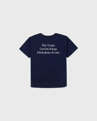 Play Tennis Kids T-Shirt - Dark Navy Sporty & Rich US