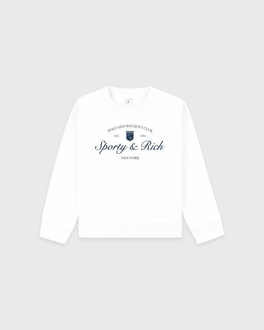 Syracuse Kids Crewneck - White Sporty & Rich Discount