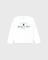 Syracuse Kids Crewneck - White Sporty & Rich Discount