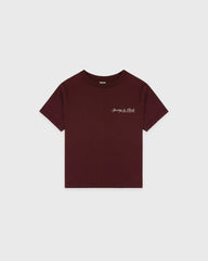 Syracuse Kids T-Shirt - Bordeaux Sporty & Rich US
