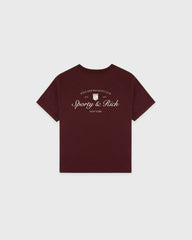 Syracuse Kids T-Shirt - Bordeaux Sporty & Rich US