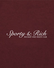 Syracuse Kids T-Shirt - Bordeaux Sporty & Rich US