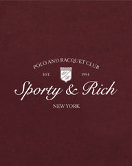 Syracuse Kids T-Shirt - Bordeaux Sporty & Rich US