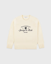 Syracuse Kids Knitted Sweater - Ecru Sporty & Rich Online