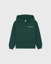 Drink More Water Kids Hoodie - Forest/White Sporty & Rich For Sale