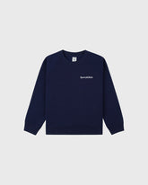 Eat More Veggies Kids Crewneck - Navy/White Sporty & Rich Outlet