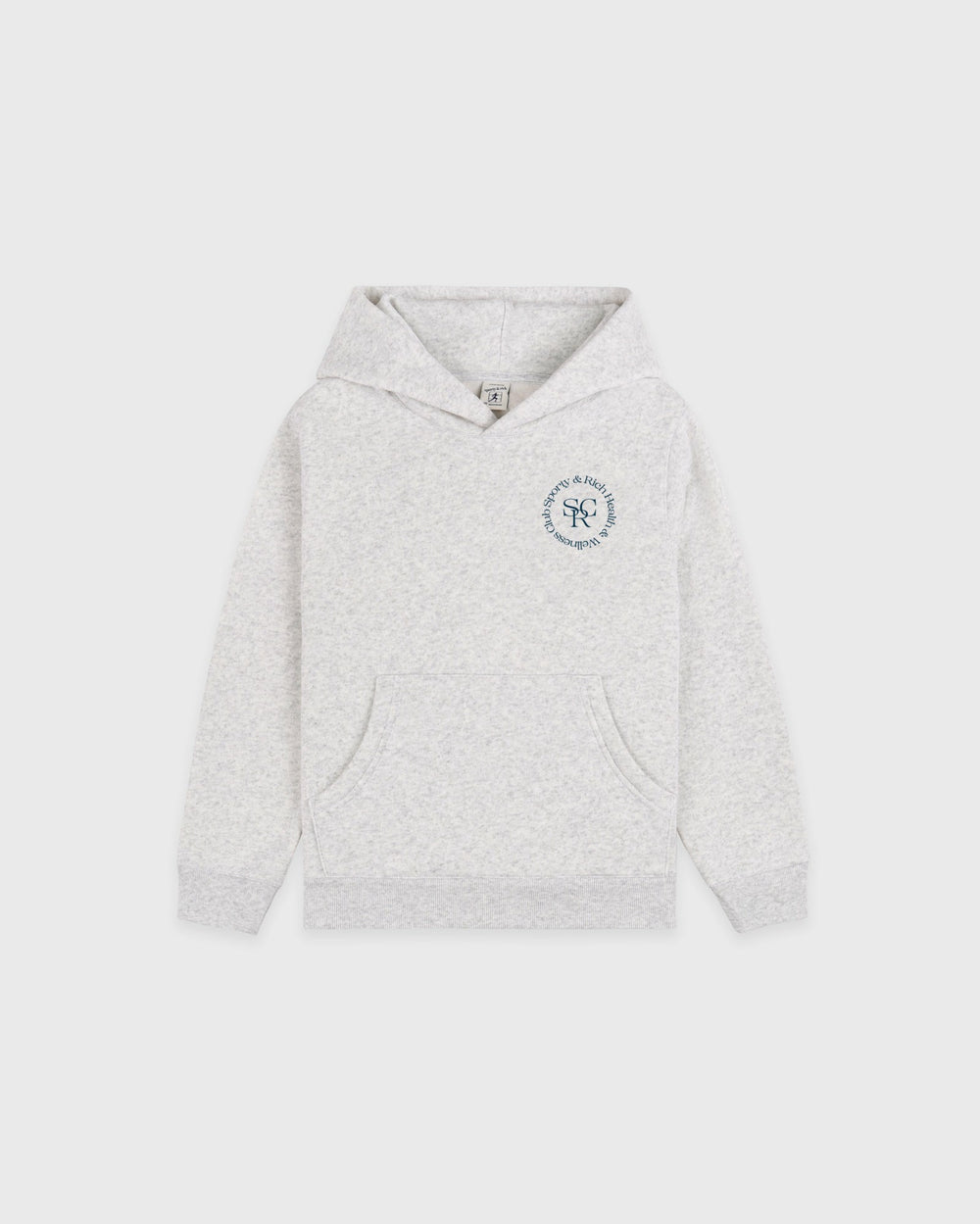 SRHWC Kids Hoodie - Heather Gray/Navy Sporty & Rich US
