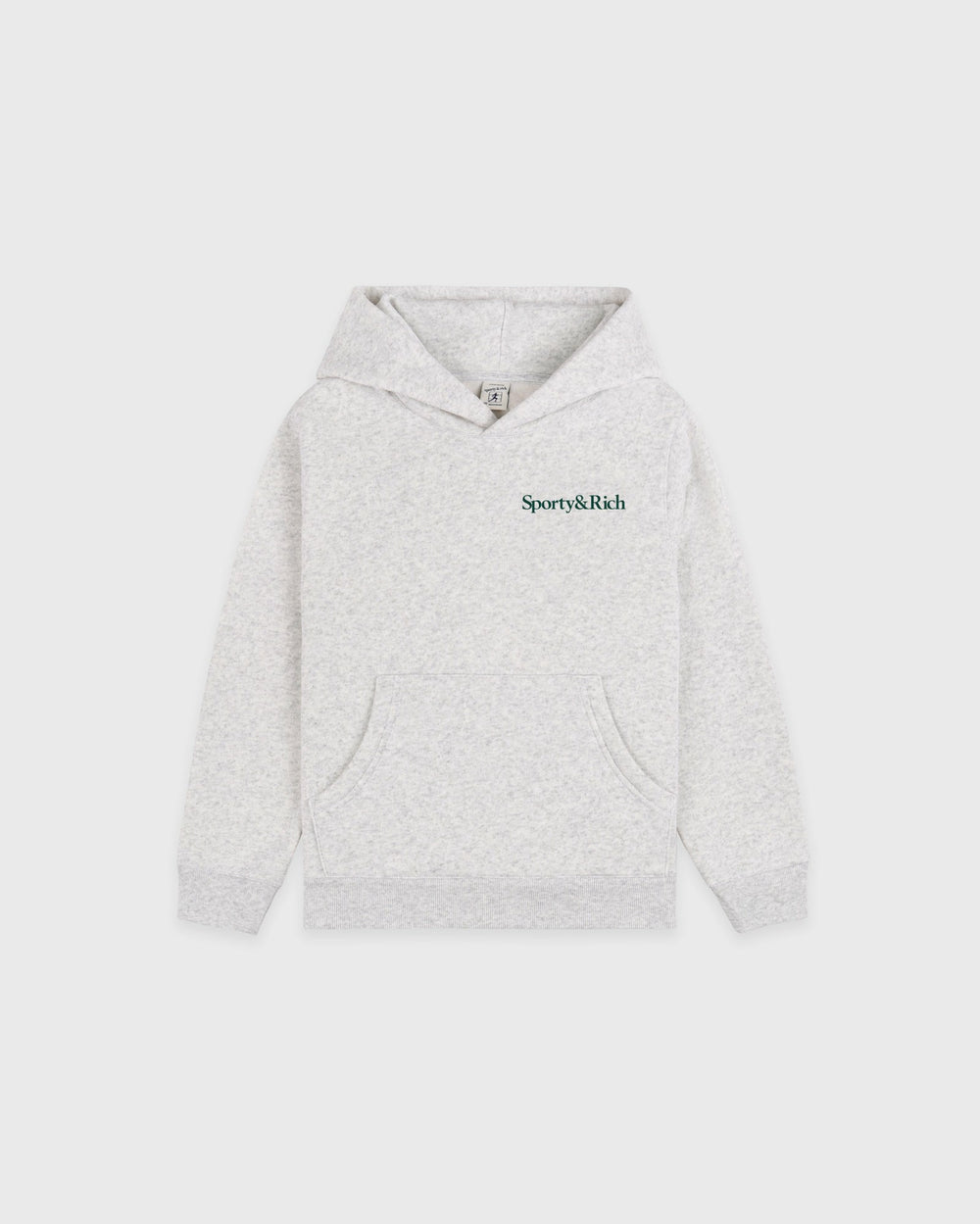 Play Tennis Kids Hoodie - Heather Gray/Forest Sporty & Rich For Sale