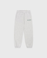 Serif Logo Kids Sweatpant - Heather Gray/Forest Sporty & Rich Outlet