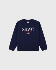 Nautical Kids Crewneck - Navy/White/Ruby Sporty & Rich Online
