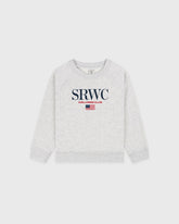 Nautical Kids Crewneck - Heather Gray Sporty & Rich US