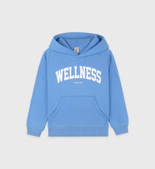 Wellness Ivy Kids Hoodie - Juniper/White Sporty & Rich For Sale