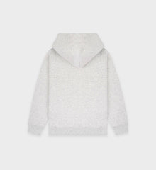 Emblem Kids Hoodie - Heather Gray/Navy Sporty & Rich US