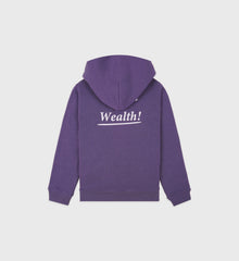 Health is Wealth Kids Hoodie - Dusty Grape Sporty & Rich Sale