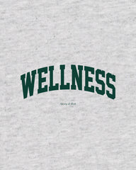 Wellness Ivy Kids Crewneck - Heather Gray/Forest Sporty & Rich Discount