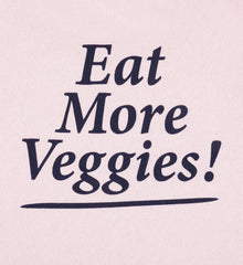 Eat More Veggies Kids Crewneck - Pink Dolphin/Navy Sporty & Rich Sale