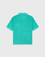 Signature Logo Terry Polo - Amalfi Green/White Sporty & Rich For Sale