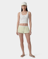 Juicy Script Velour Short - Sage Sporty & Rich Sale