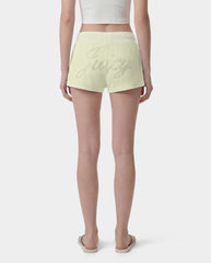 Juicy Script Velour Short - Sage Sporty & Rich Sale