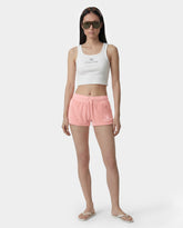 Juicy Script Velour Short - Rose Sporty & Rich Online
