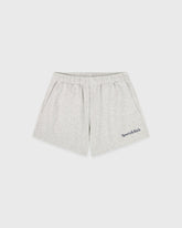 Serif Logo Embroidered Disco Short - Heather Gray/Navy Sporty & Rich For Sale