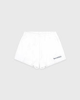 Serif Logo Embroidered Disco Short - White/Navy Sporty & Rich Outlet
