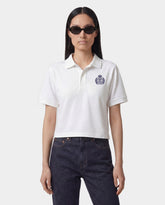 NY Crest Pique Polo - White Sporty & Rich Online