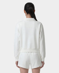 NY Crest Embroidered Polo - White Sporty & Rich Sale