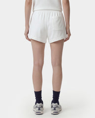 NY Crest Embroidered Disco Short - White Sporty & Rich Online