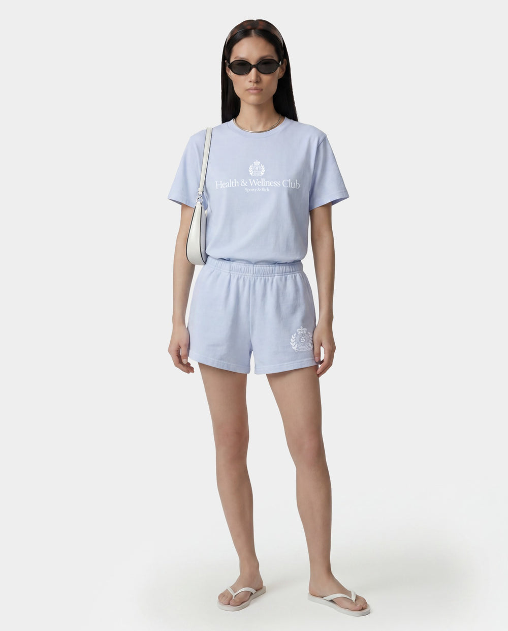 NY Crest Disco Short - Ciel Sporty & Rich For Sale