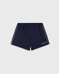 Signature Logo Retro Track Short - Dark Navy Sporty & Rich US