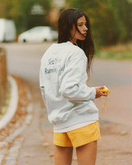 Run Club Crewneck - Heather Gray/Navy Sporty & Rich Online