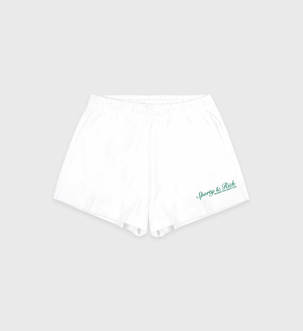 Syracuse Disco Short - White/Alpine Sporty & Rich US