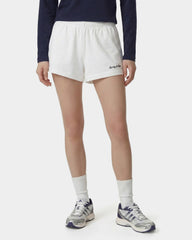 Syracuse Embroidered Disco Short - White/Navy Sporty & Rich Outlet