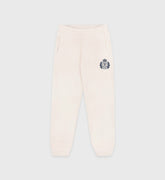 H&W Crest Kids Sweatpant - Cream/Navy Sporty & Rich US