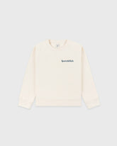 Eat More Veggies Kids Crewneck - Cream/Navy Sporty & Rich Sale