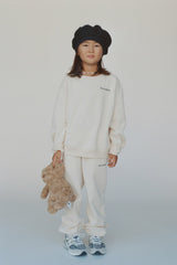 Eat More Veggies Kids Crewneck - Cream/Navy Sporty & Rich Sale