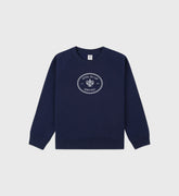 Eden Crest Kids Creweneck - Navy/White Sporty & Rich Outlet