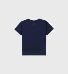 Eden Crest Kids T Shirt - Navy/White Sporty & Rich US