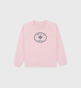 Eden Crest Kids Creweneck - Pink Dolphin/Navy Sporty & Rich Online
