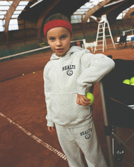 Diana Kids Hoodie - Heather Gray/Navy Sporty & Rich Sale