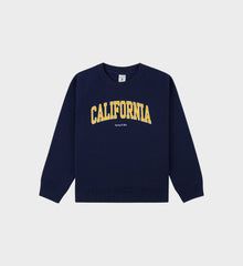 California Kids Crewneck - Navy/Gold Sporty & Rich Online