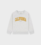 California Kids Crewneck - Heather Gray/Gold Sporty & Rich Discount