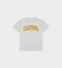California Kids T-Shirt - Heather Gray/Gold Sporty & Rich For Sale