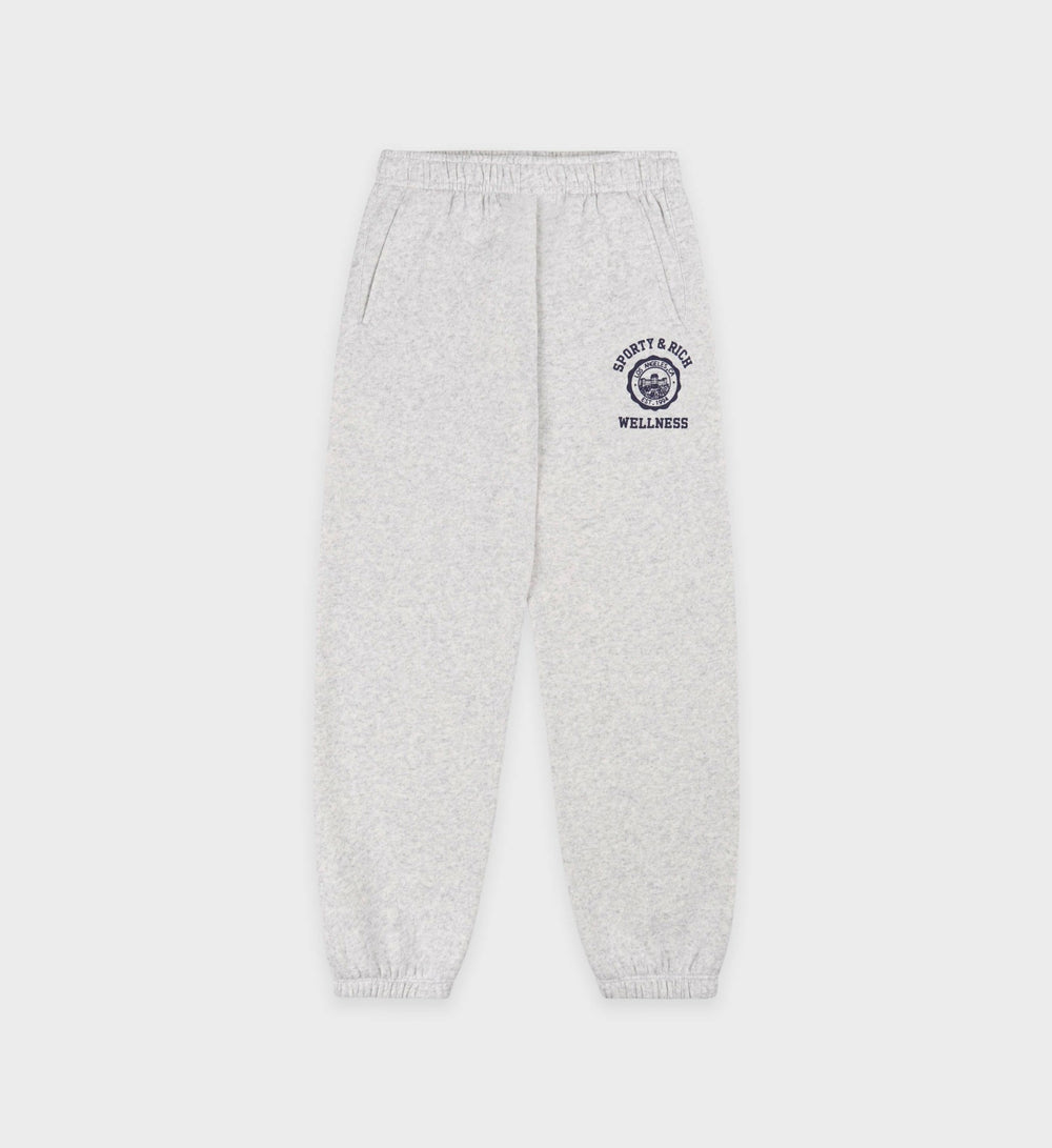 Emblem Kids Sweatpant - Heather Gray/Navy Sporty & Rich Discount