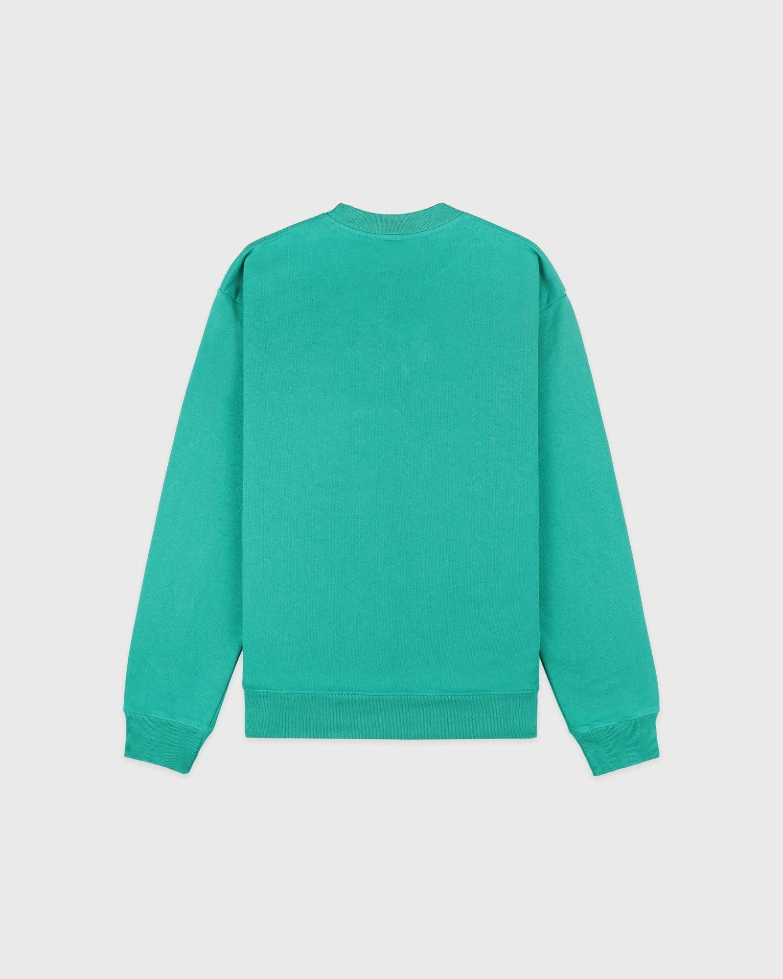 Title Embroidered Crewneck - Amalfi Green/Light Navy Sporty & Rich Sale