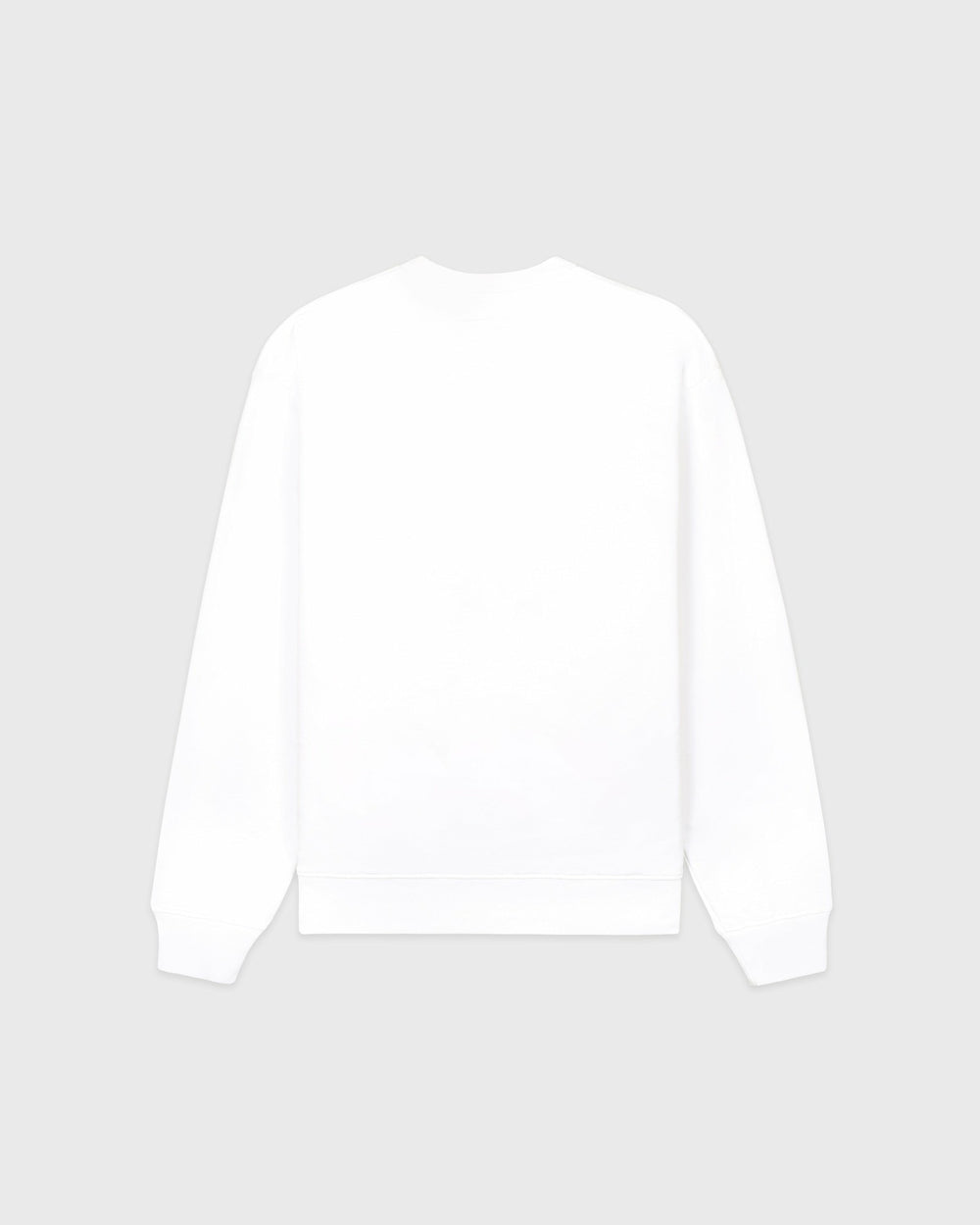 H&W Crest Embroidered Crewneck - White/Light Navy Sporty & Rich Online