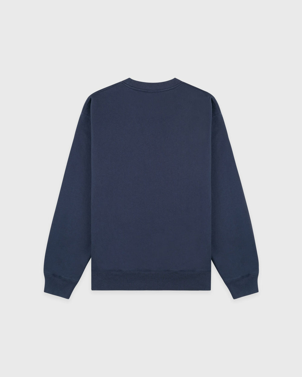 H&W Crest Embroidered Crewneck - Light Navy/White Sporty & Rich Discount